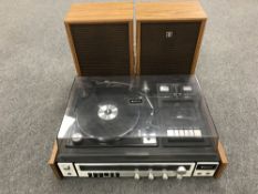 A boxed Sanyo G2711KL Music centre with speakers