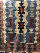 A Suzni Kilim rug,
