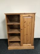 A pine child's wardrobe