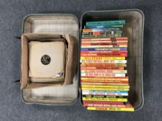 A box of a collection of football programmes (qty)