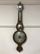 A 19th century rosewood barometer