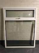 A UPVC double glazed window