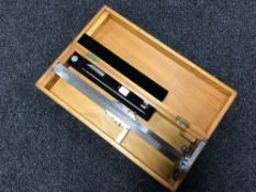 A Chesterman Vernier height gauge,