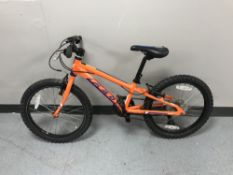A boy's Felt mountain bike