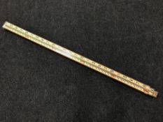 A surveyors Holbro teleform staff