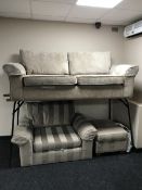 A Next two seater settee,