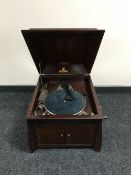 An Academy gramophone in cabinet