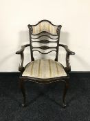 A Georgian style armchair