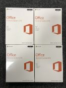 Four copies of Microsoft Office Home and Business 2016 for Mac,