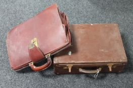 A mid twentieth century luggage case,