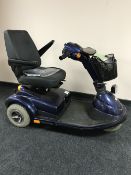 A Victory Viper-3 mobility scooter with keys and charger