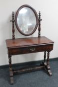 A Victorian mahogany dressing table,