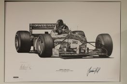 After Alan Stammers : Damon Hill O.B.E. 1996 Formula One World Drivers Champion - T.W.R.