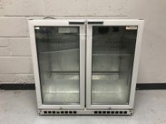 A Caravell double door bottle chiller