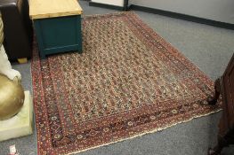 An antique Ghom rug, Central Persia,