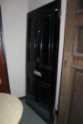 A twentieth century painted front door CONDITION REPORT: This measures 88cm wide,
