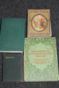 A collection of books including Arthur Mee's volumes, New Century Library books etc.