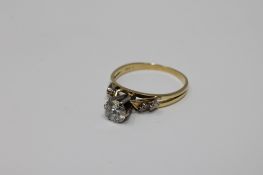 An 18ct gold diamond solitaire ring, approximately 0.5ct.