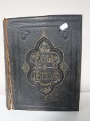 A leather bound family bible