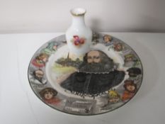 A Royal Worcester vase with fruit decoration, painted by A.