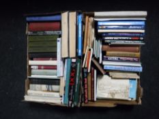 Two boxes of books - Haynes manuals, Technical publications,