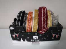 A box of vintage Silver Cross pram trim