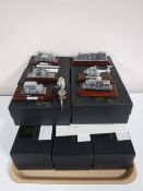Thirteen boxed Royal Hampshire pewter collection Thomas the Tank Engine figures