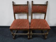 A pair of Old Charm dining chairs