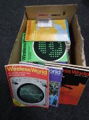 Seven boxes containing mid 20th century and later Wireless World magazines