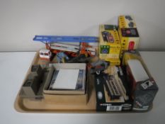 A tray of boxed and un-boxed die cast vehicles - Corgi, Vanguards,