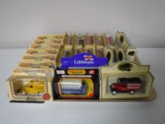 A tray of Days Gone By and Lledo die cast vehicles