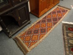 A Suzni Kilim runner,