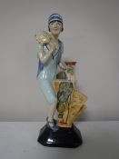 A Kevin Francis Clarice Cliff Art Deco figure,