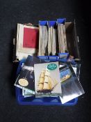 Two boxes of magazines and books - modelling