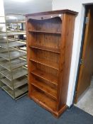 Set of pine open shelves