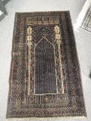 An old Baluchi rug,