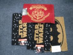 Four contemporary door mats - Harry Potter,