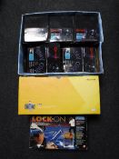 A box of five USB electric fans,