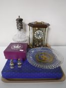 A tray containing a boxed Rodd cutlery set together with a George VI coronation plate,
