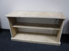 A set of reclaimed pine open shelves