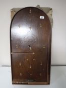 A boxed Corinthian Bagatelle board