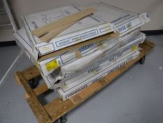 Six boxed flatpack kitchen units