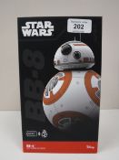 A boxed Star Wars BB-8 App enabled droid