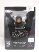 A boxed Gentle Giant Star Wars Luke Skywalker Jedi Knight collectable bust