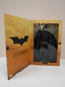 A boxed DC Direct Batman Begins 13'' Christian Bale Batman collectors figure