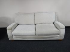 A contemporary two seater settee