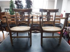 A pair of nineteenth century continental children's chairs,