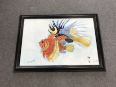 A gilt framed A.