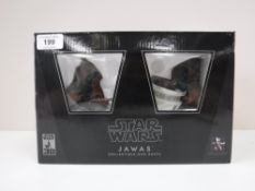 A boxed Gentle Giant Star Wars Jawas collectable mini bust