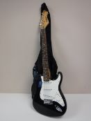 A Falcon electric guitar in carry bag